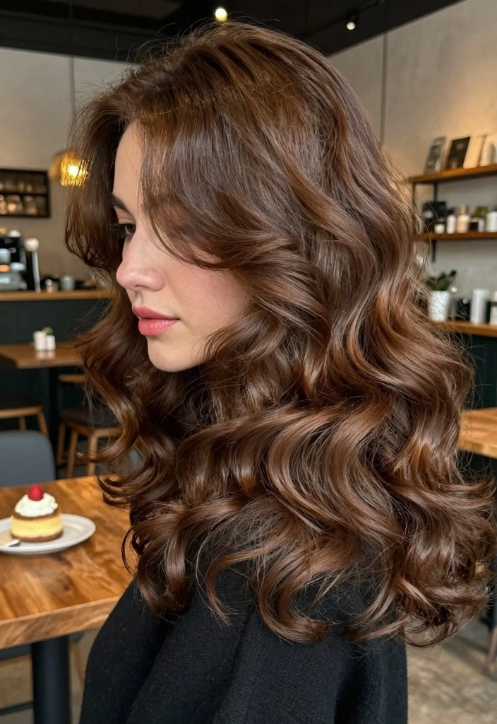 15 Winter Brown Hair Ideas: Deep Cozy Shades - 12. Caramel Brown 1