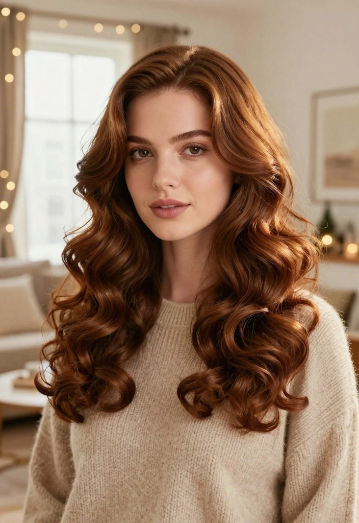 15 Winter Brown Hair Ideas: Deep Cozy Shades - 5. Chestnut Brown 1