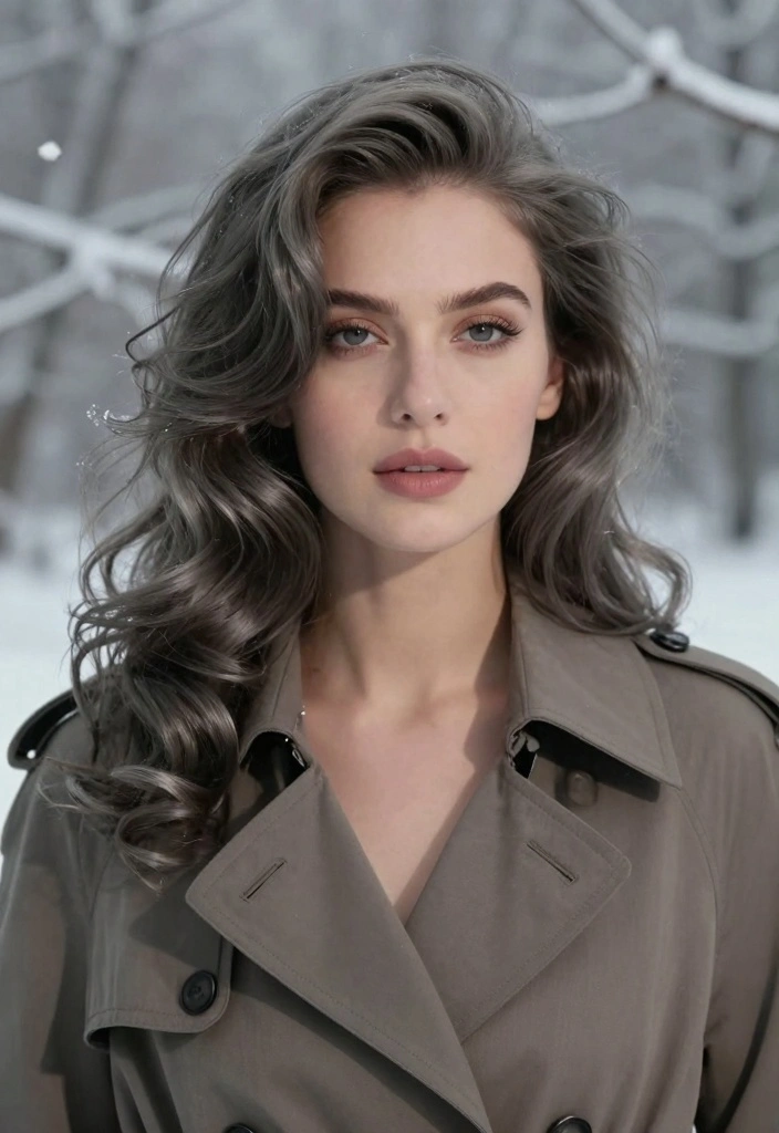 15 Winter Hair Color Ideas: Cool Weather Trends - 9. Cool Ash Brown 1