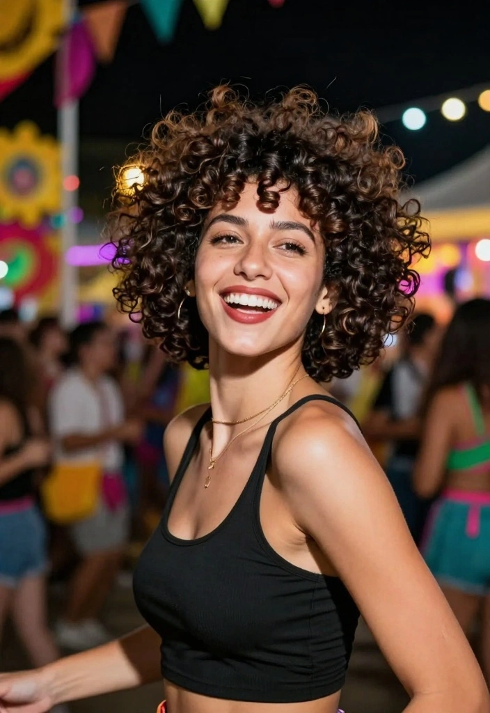 16 Short Hair Pixie Cuts Ideas: Bold Chic Looks for Women Over 40 - 9. Curly Pixie 1