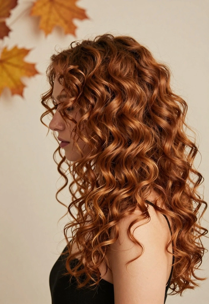 16 Soft Autumn Hair Ideas in Muted Warm Shades for Curly Textures - 1. Warm Chestnut Curls 1