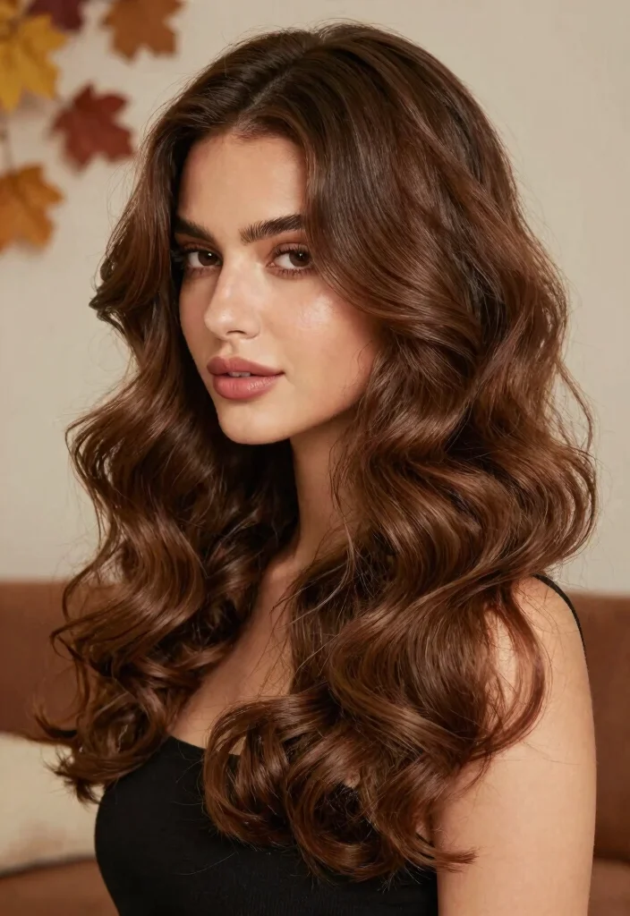 16 Warm Autumn Hair Color Ideas: Golden Cozy Shades - 15. Caramel Macchiato 1