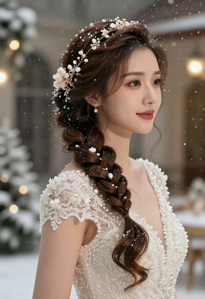 16 Winter Hair Braid Ideas: Cozy Chic Styles - 11. Twisted Halo Braid 1