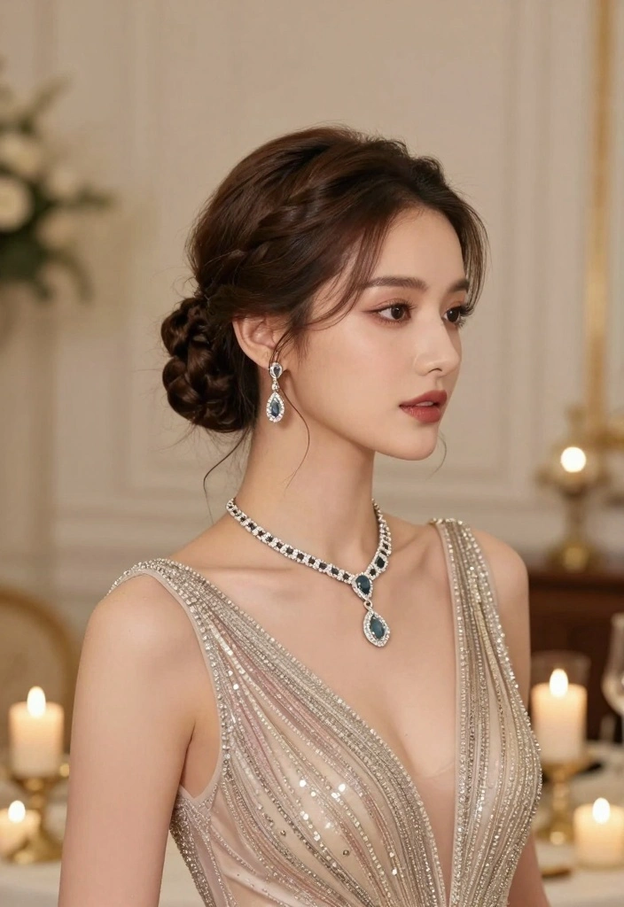 16 Winter Hair Braid Ideas: Cozy Chic Styles - 12. Elegant Twisted Low Bun 1