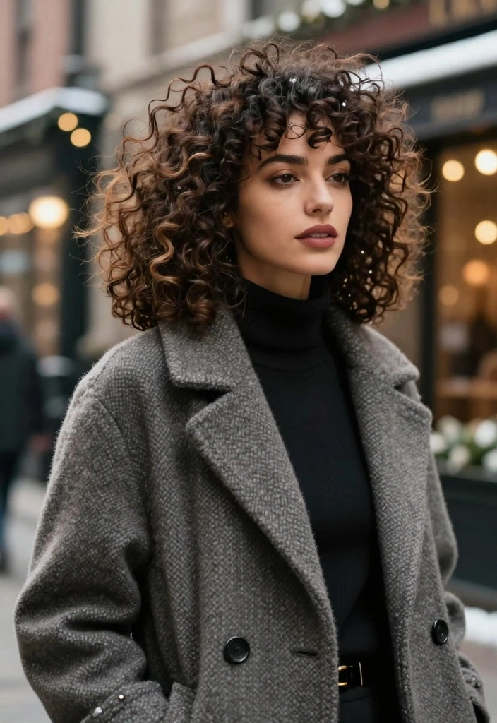 16 Winter Short Hair Ideas: Sleek Cozy Cuts for Curly Textures - 14. Curly Layered Cut 1