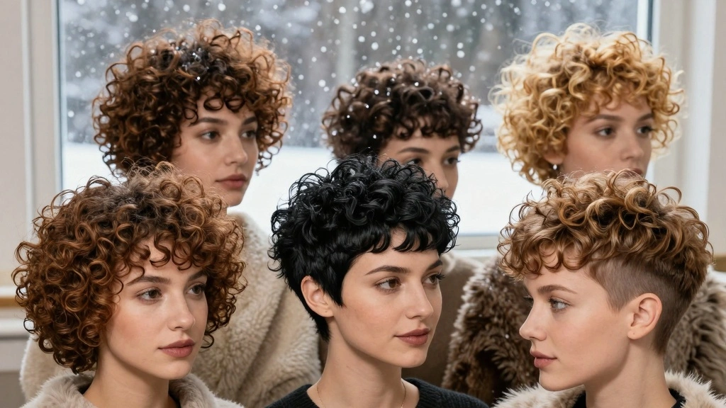 16 Winter Short Hair Ideas: Sleek Cozy Cuts for Curly Textures