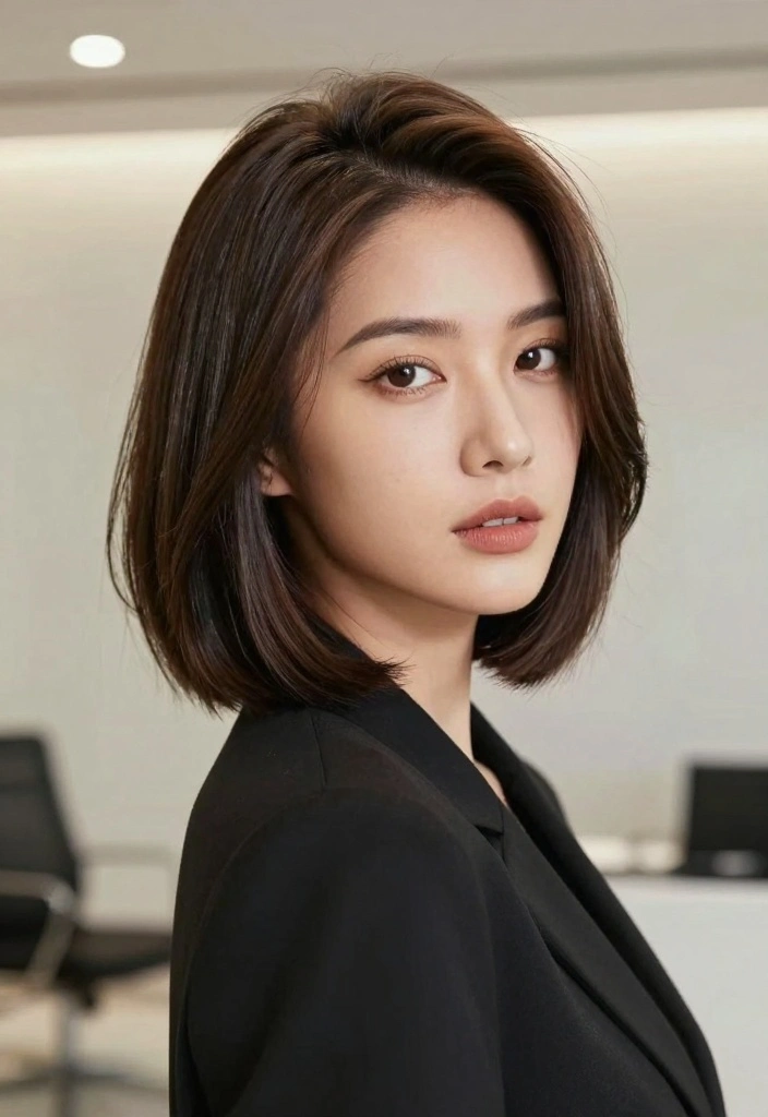 17 Short Hair Inspo Ideas Save Worthy Cuts - 11. Soft Graduation Bob 1