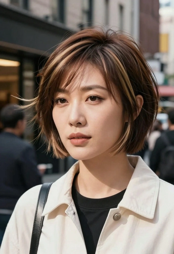 17 Short Hair Inspo Ideas Save Worthy Cuts - 6. Asymmetrical Bob 1