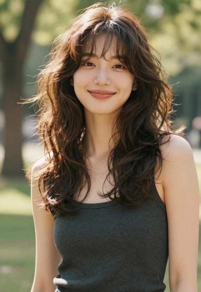 17 Short Layered Hair With Bangs Ideas For A Youthful Shape - 6. Rounded Layers with Soft Bangs 1