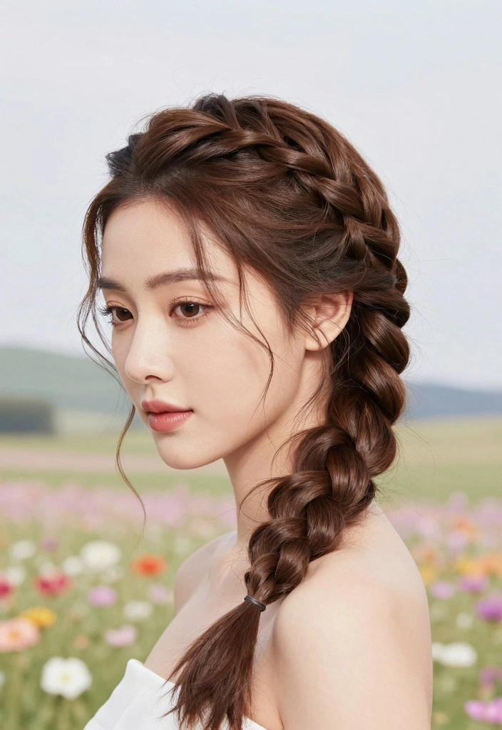 17 Wedding Hairstyles for Long Hair Ideas Romantic Glam - 10. Intricate Fishtail Braid 1