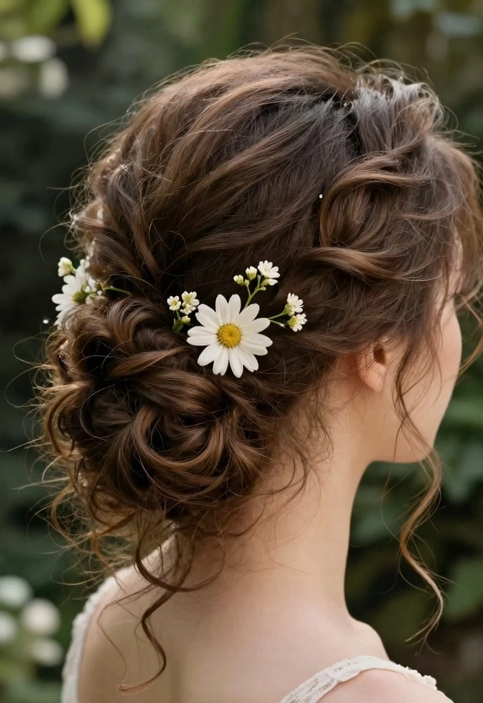 17 Wedding Hairstyles for Long Hair Ideas Romantic Glam - 12. Soft Romantic Updo 1