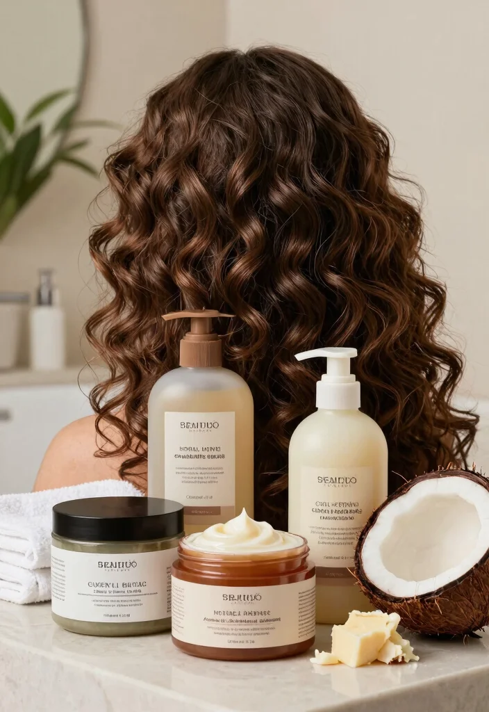 17 Winter Hair Ideas: Seasonal Fresh Looks for Curly Hair - 15. Curl-Defining Hair Masks 1