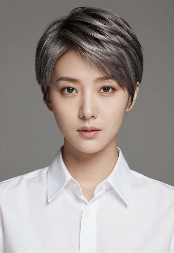 18 Short Hair Highlights Ideas: Bright Subtle Accents - 10. Subtle Silver Accents 1