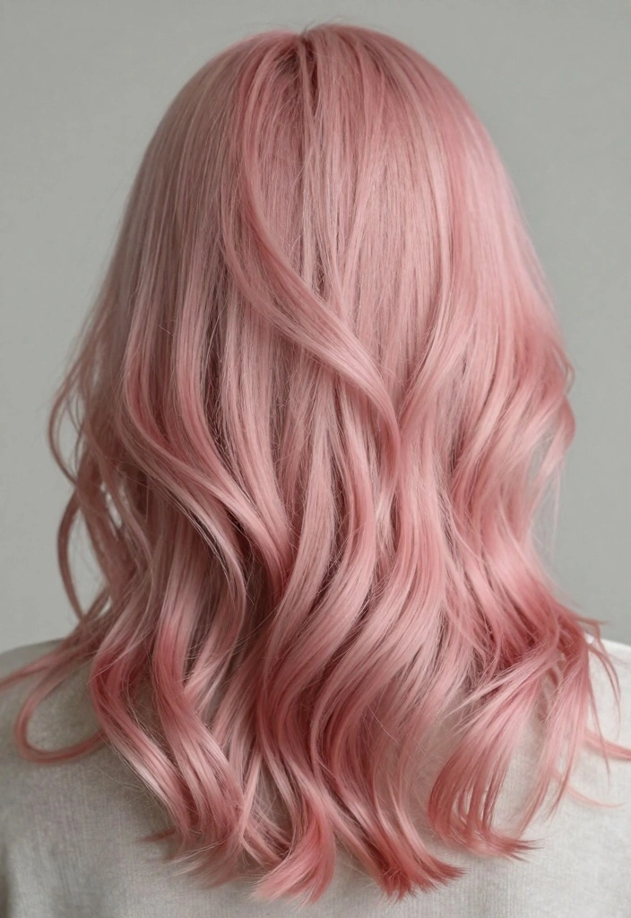 18 Short Hair Highlights Ideas: Bright Subtle Accents - 14. Blush Pink Balayage 1
