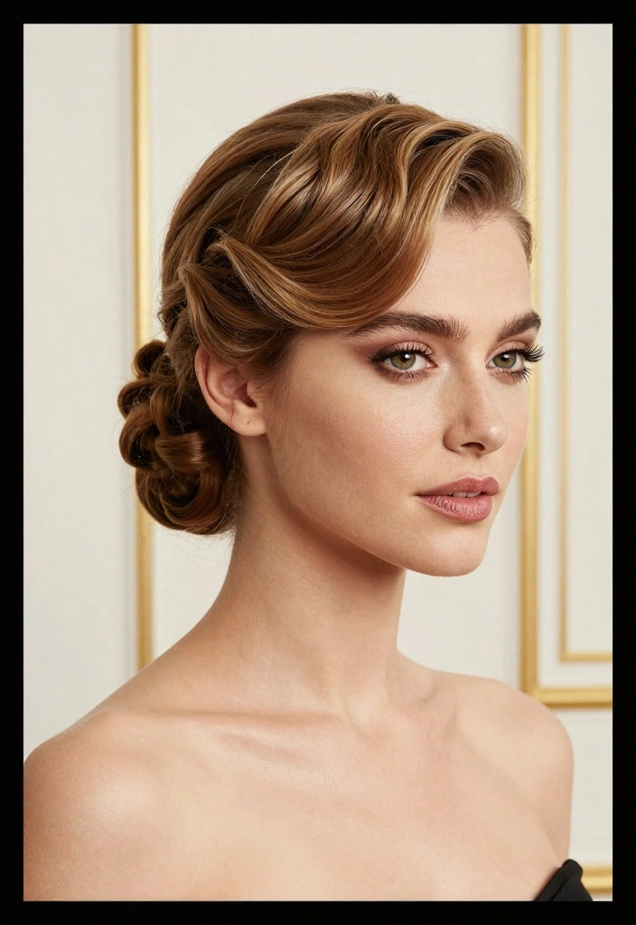 18 Straight Short Hair Ideas for a Sleek Minimal Style - 17. Chic French Twist 1