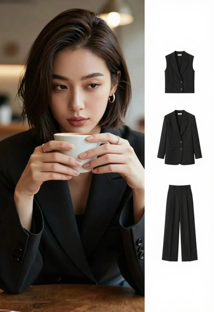 18 Straight Short Hair Ideas for a Sleek Minimal Style - 3. Sleek Lob 1