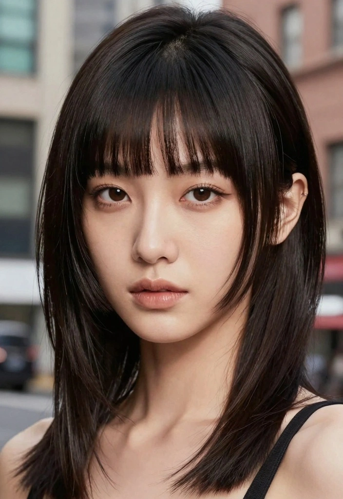 18 Straight Short Hair Ideas for a Sleek Minimal Style - 6. Asymmetrical Cut 1