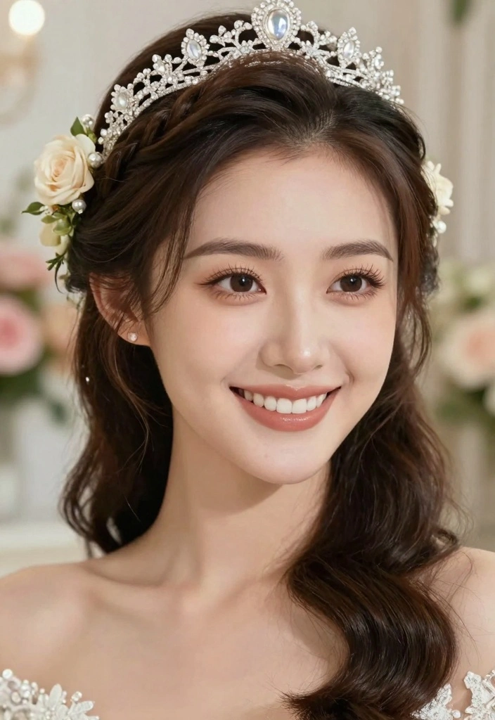 18 Vintage Bridal Hair Ideas Timeless Romance - 15. Crown Braid 1