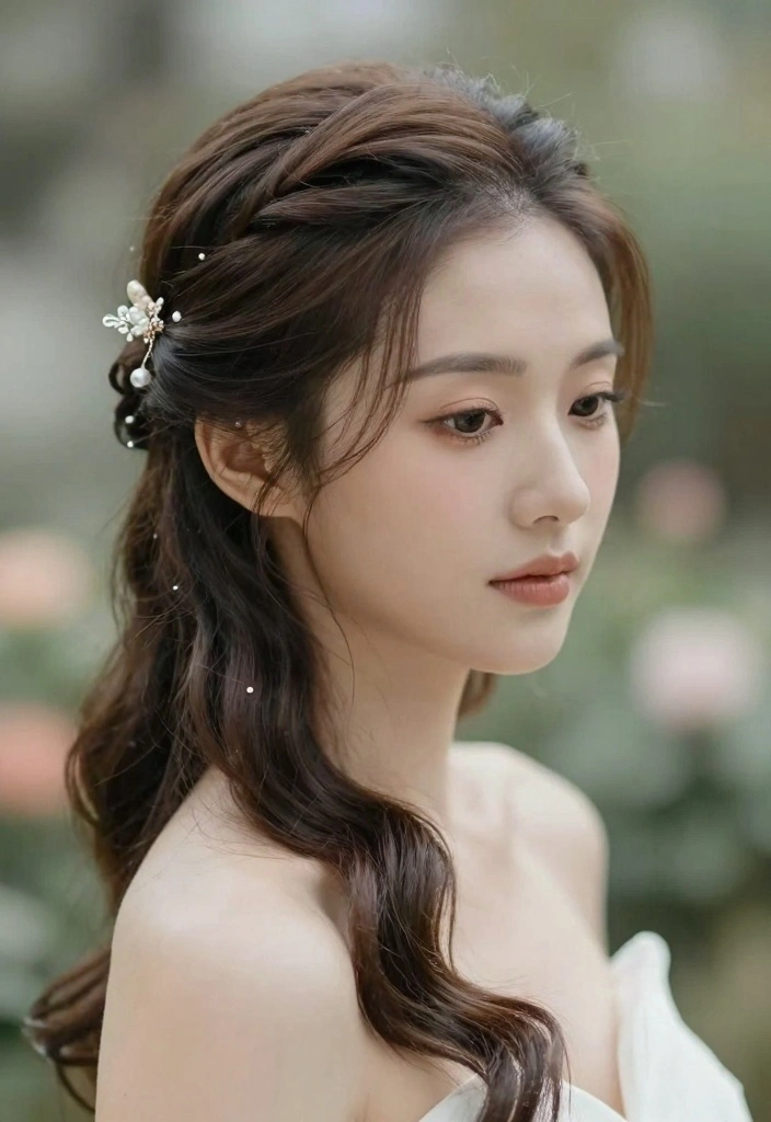 18 Vintage Bridal Hair Ideas Timeless Romance - 17. Simple Hairpins 1