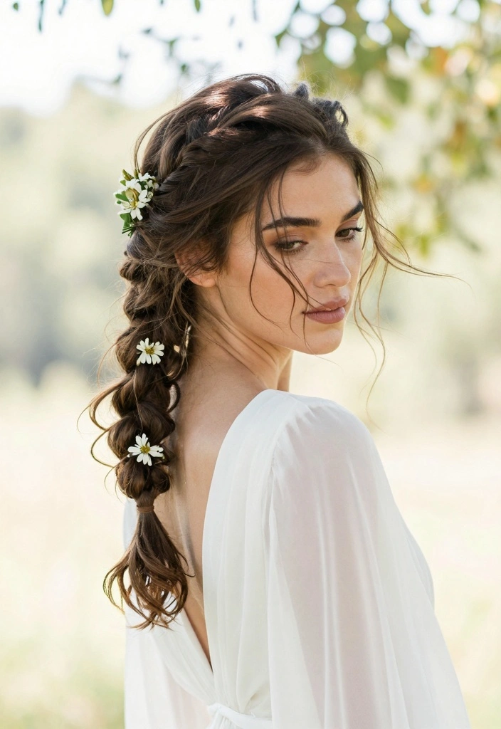 18 Vintage Bridal Hair Ideas Timeless Romance - 3. Bohemian Braids 1