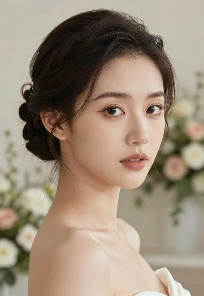 18 Wedding Hair Bun Ideas: Elegant Timeless Updos - 15. The Elegant Twist and Pin 1