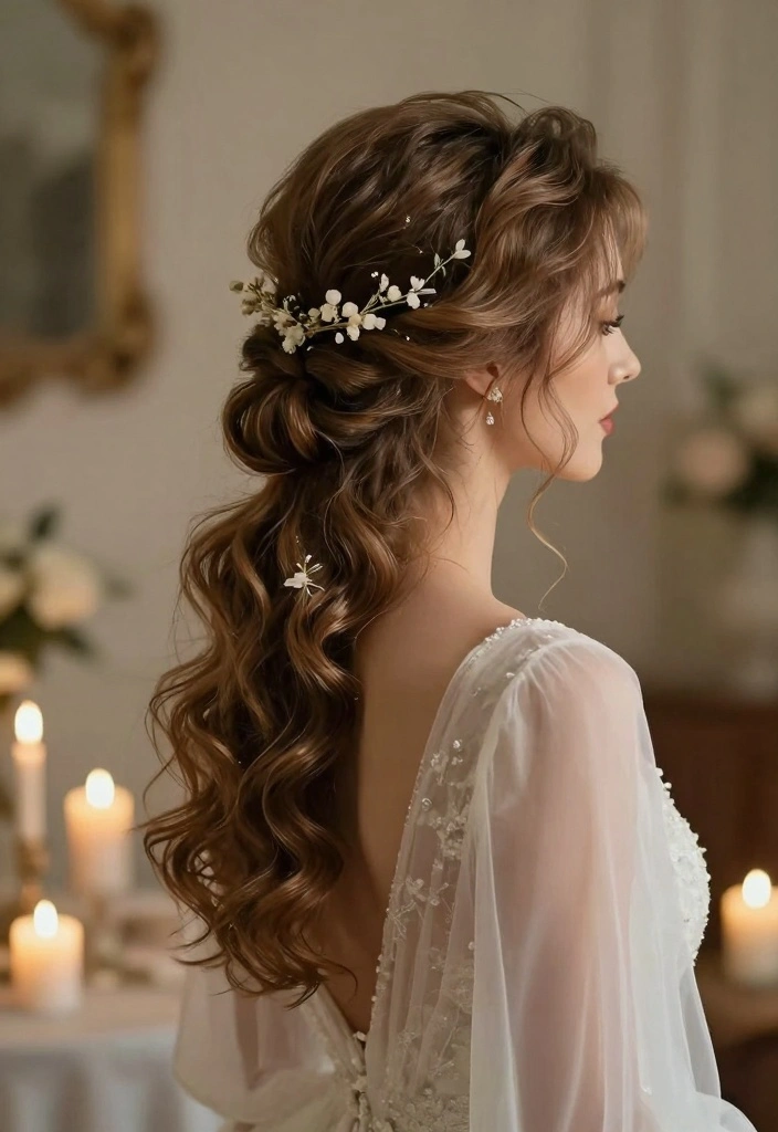 18 Wedding Hair Bun Ideas: Elegant Timeless Updos - 16. The Romantic Low Bun 1