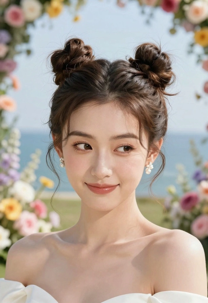 18 Wedding Hair Bun Ideas: Elegant Timeless Updos - 18. The Double Bun 1