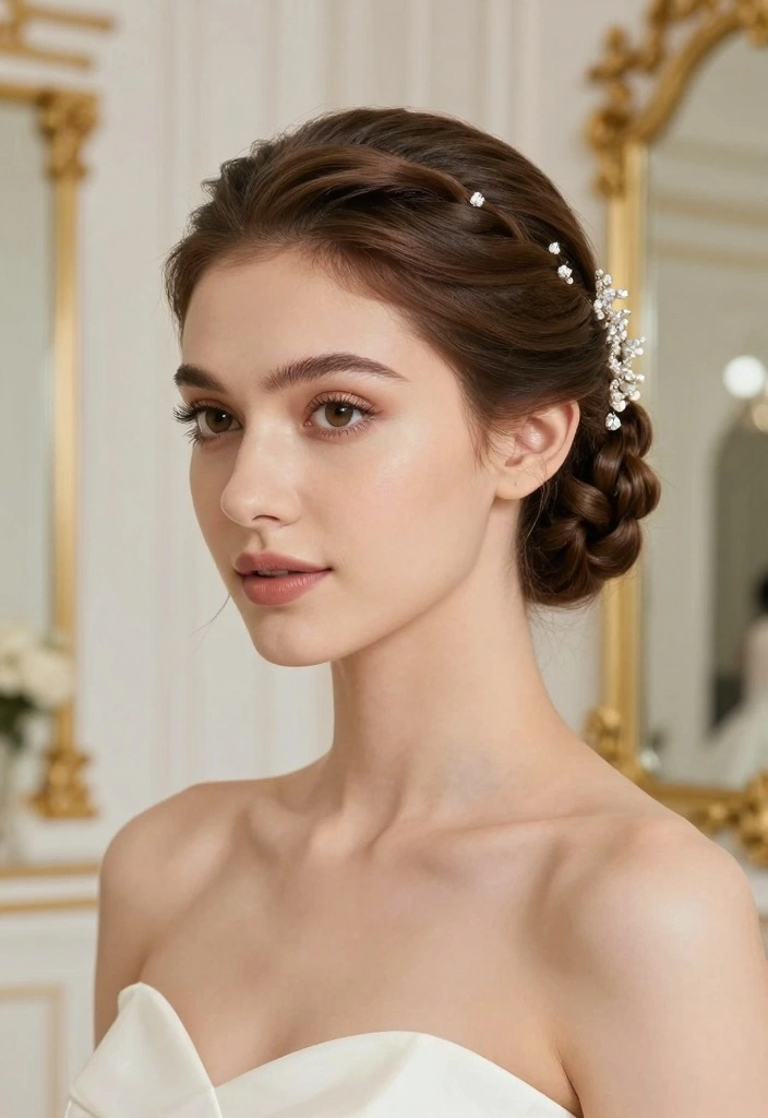 18 Wedding Hair Bun Ideas: Elegant Timeless Updos - 3. The Elegant Twisted Bun 1