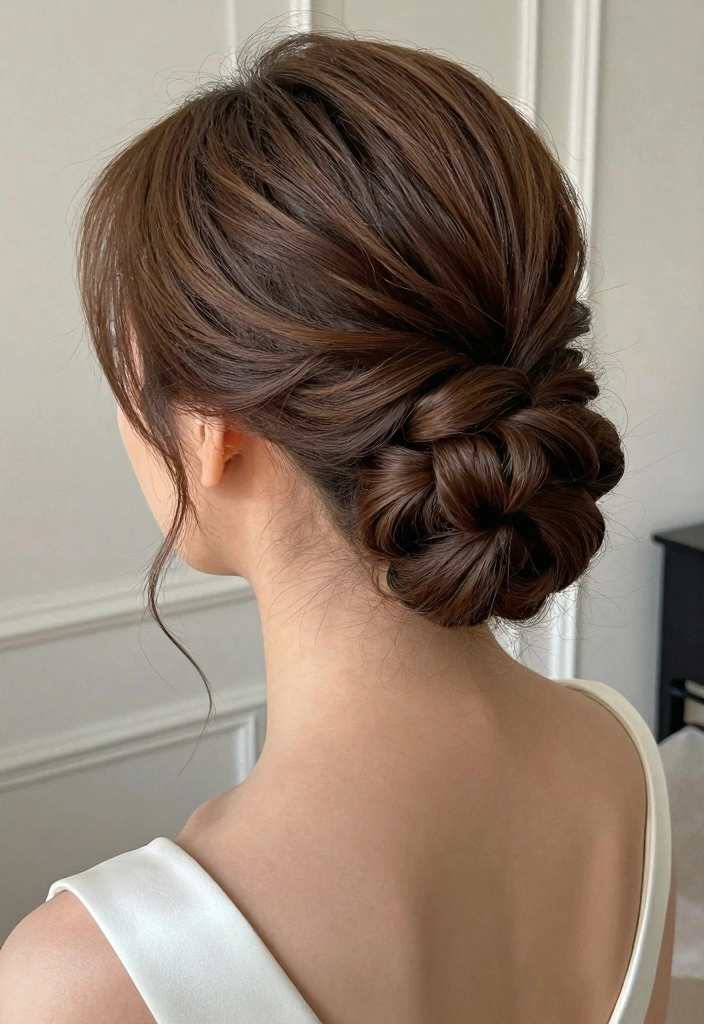 18 Wedding Hair Bun Ideas: Elegant Timeless Updos - 8. The Infinity Bun 1