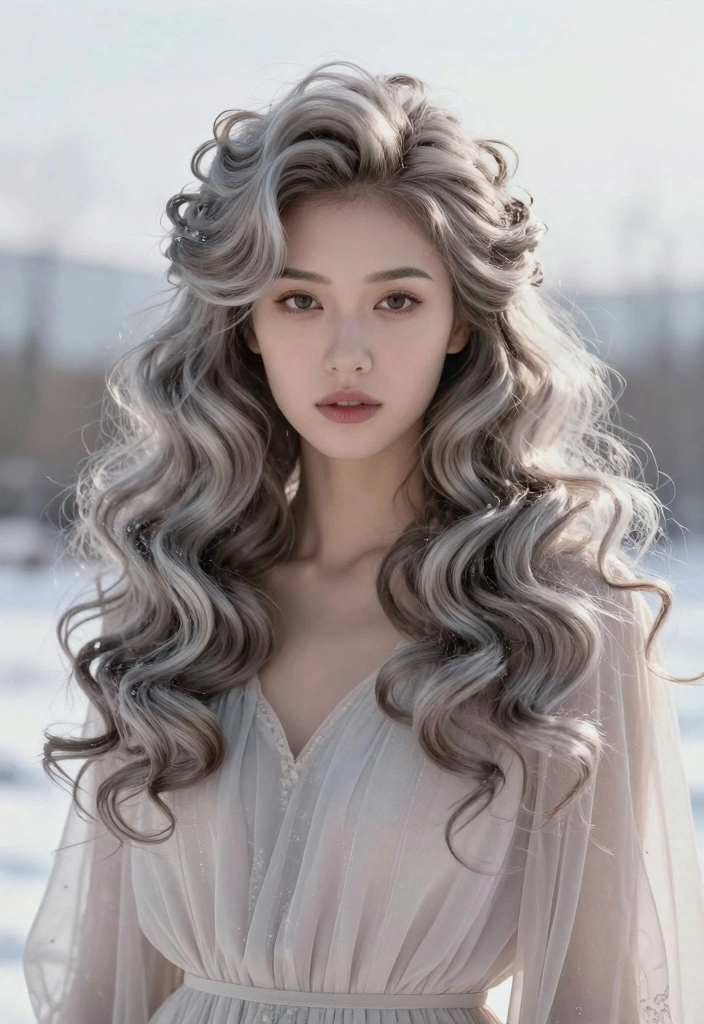 18 Winter Brunette Hair Color Ideas Rich Cool Depth - 18. Silvery Brown 1