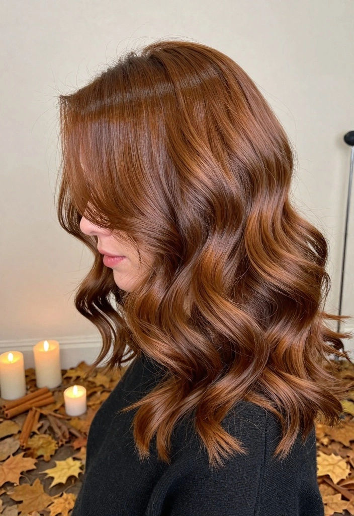 18 Winter Hair Color Ideas Trending Now: Sustainable Styles for Eco-Conscious Consumers - 11. Cinnamon Spice 1
