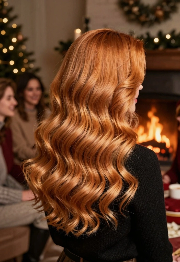 18 Winter Hair Color Ideas Trending Now: Sustainable Styles for Eco-Conscious Consumers - 13. Golden Copper 1