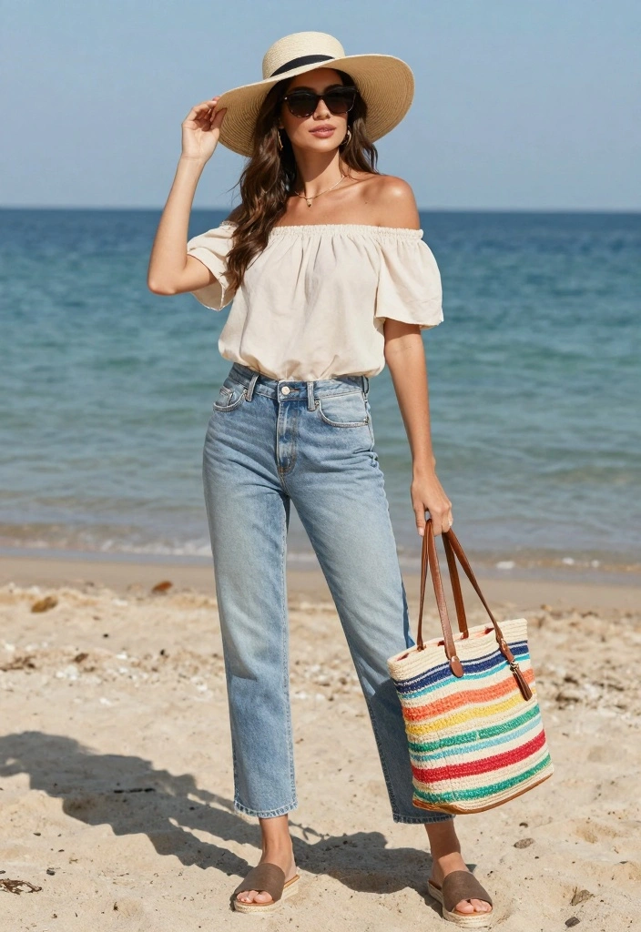 14 Levi Jeans Outfit Ideas For Women That Never Fail - 7. Effortless Summer Look 1