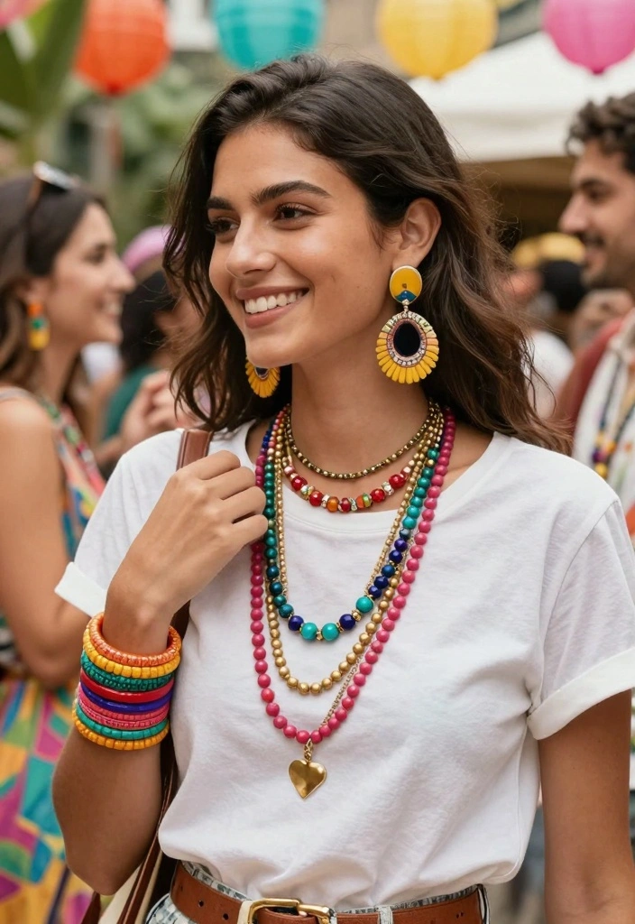 14 Mamma Mia Party Outfit Ideas For Women With Island Energy - 8. Statement Accessories 1