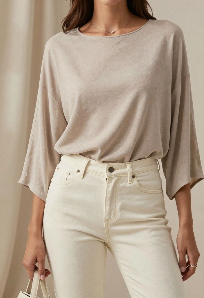 14 Tight Casual Jeans Outfit Ideas For Women - 1. Chic Monochrome 1