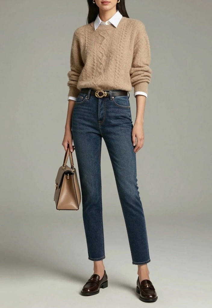 14 Tight Casual Jeans Outfit Ideas For Women - 13. Preppy Style 1