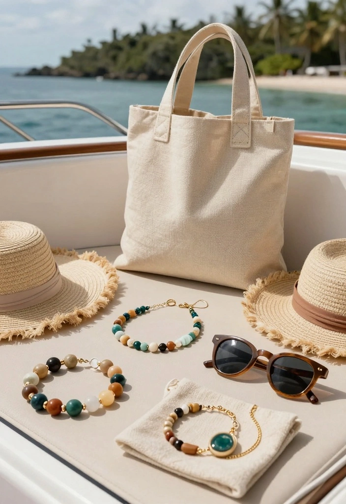 14 Yacht Party Outfit Ideas For Women With Coastal Style - 9. Eco-Friendly Accessories 1
