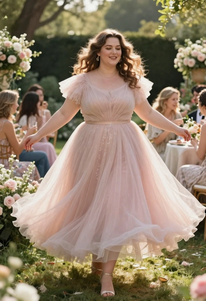 15 Sparkly Party Outfit Ideas For Women With Glam Mood - 12. Dreamy Tulle for a Romantic Vibe 1