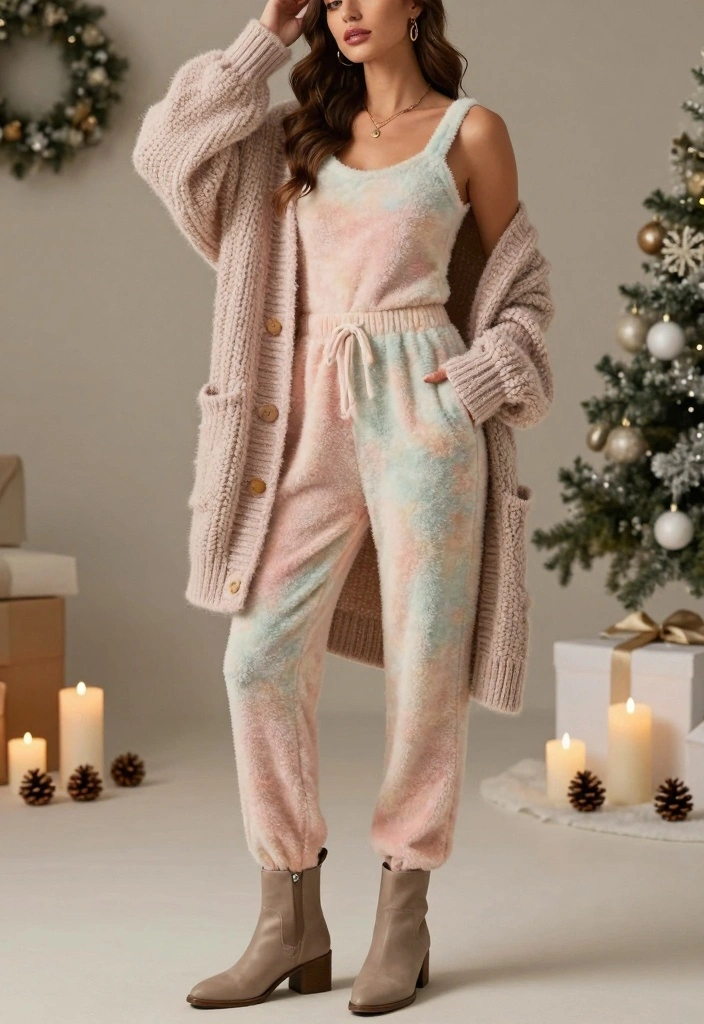 15 Winter Birthday Outfit Ideas For Women With Cozy Glam - 2. Cozy Jumpsuit + Chunky Cardigan 1