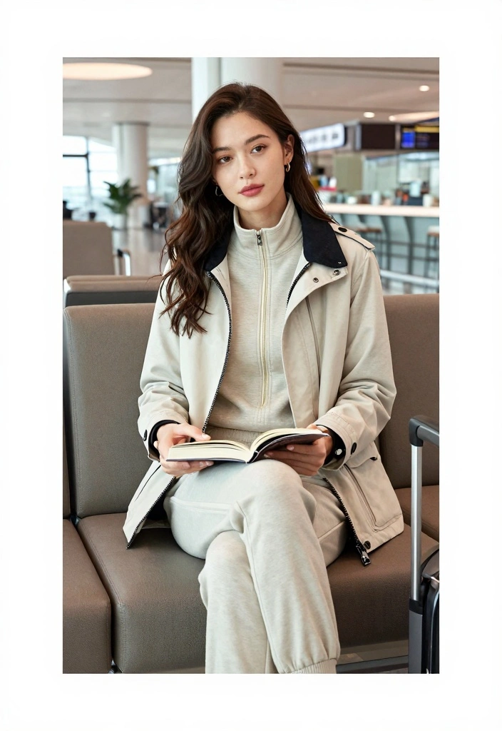 16 Barbour Jacket Outfit Ideas For Women With Classic Charm - 14. Travel Chic 1