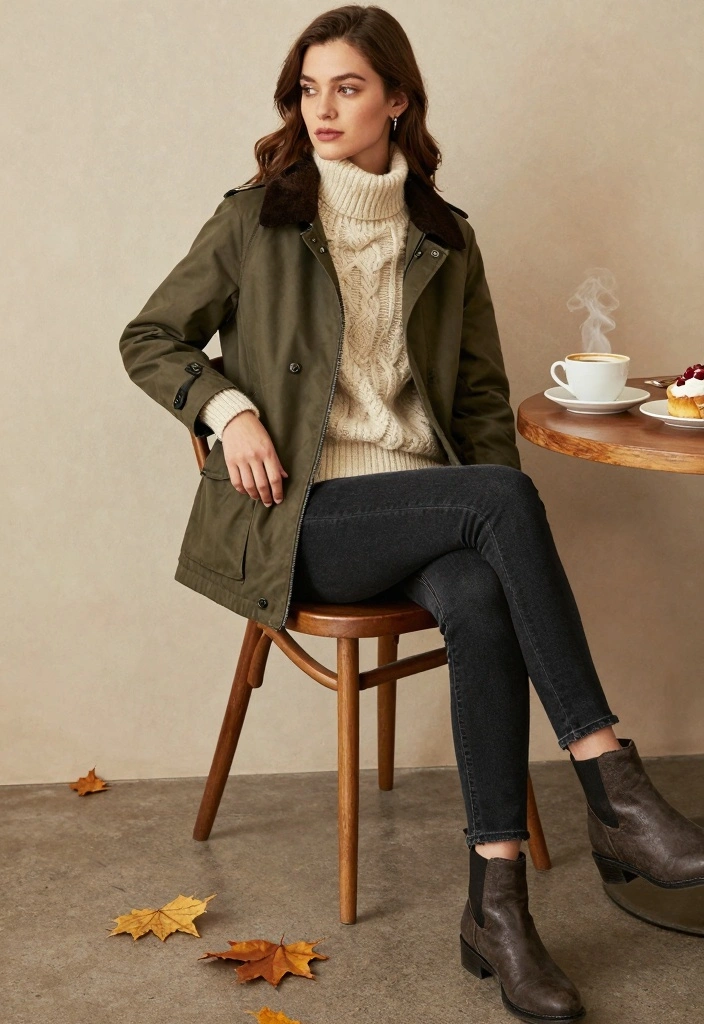 16 Barbour Jacket Outfit Ideas For Women With Classic Charm - 4. Effortlessly Casual 1
