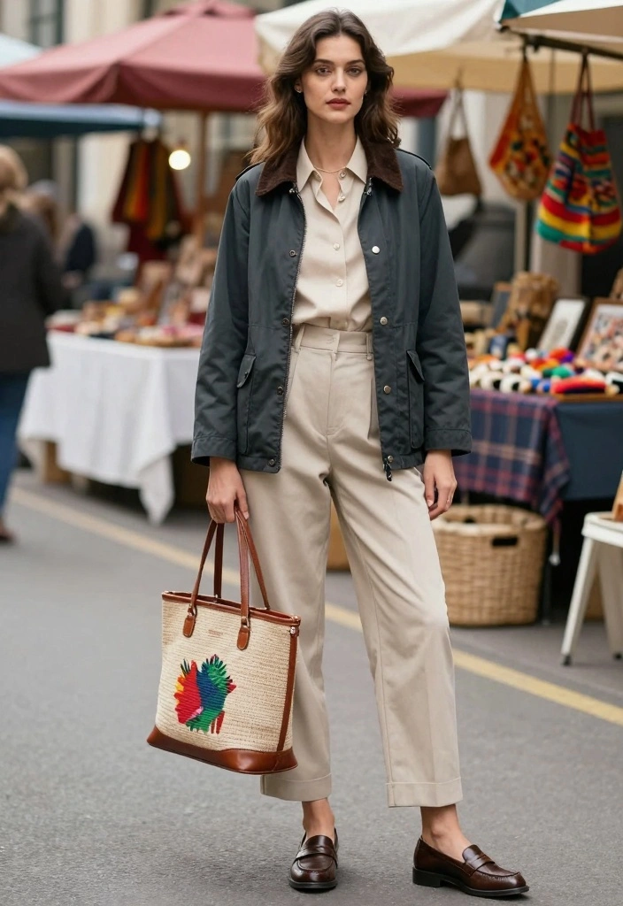 16 Barbour Jacket Outfit Ideas For Women With Classic Charm - 5. Vintage Flair 1