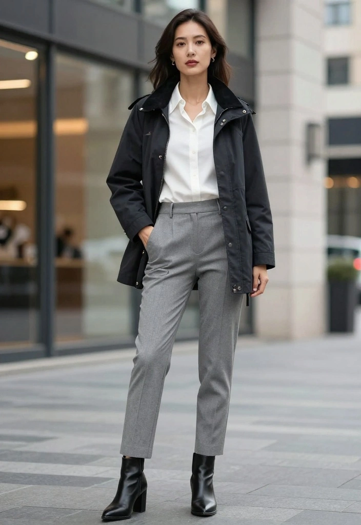 16 Barbour Jacket Outfit Ideas For Women With Classic Charm - 8. Smart-Casual Appeal 1