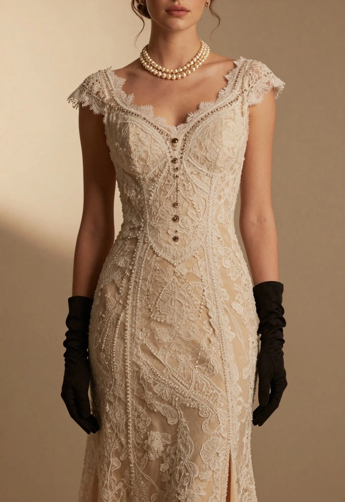 16 Elegant Party Outfit Ideas For Women For Special Events - 7. Vintage-Inspired Evening Gown 1