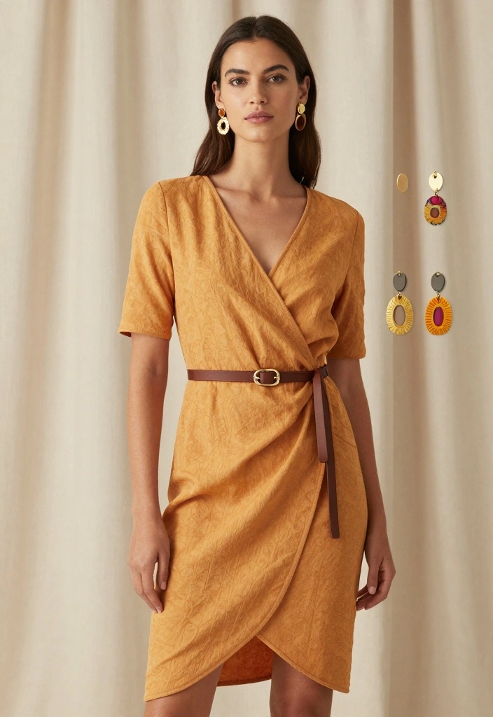 16 Elegant Party Outfit Ideas For Women For Special Events - 8. Sleek Wrap Dress 1