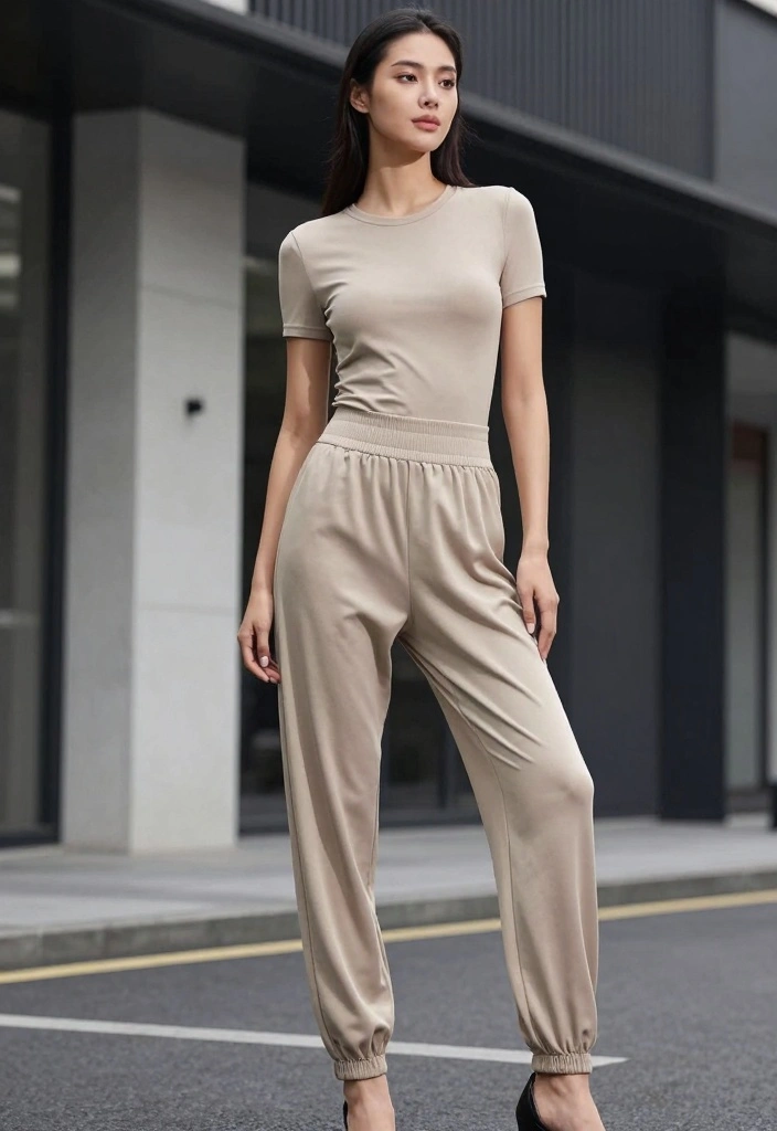 16 Harem Pants Outfit Ideas For Women With Flow - 7. Chic Monochrome Look 1
