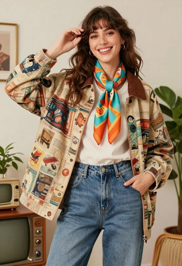 16 Jacket Outfit Ideas For Women For Any Season - 10. The Vintage Inspired Jacket 1