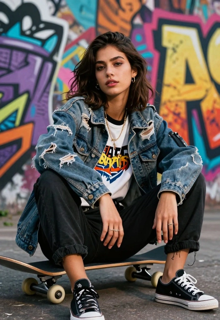 16 Jacket Outfit Ideas For Women For Any Season - 16. The Distressed Jacket 1