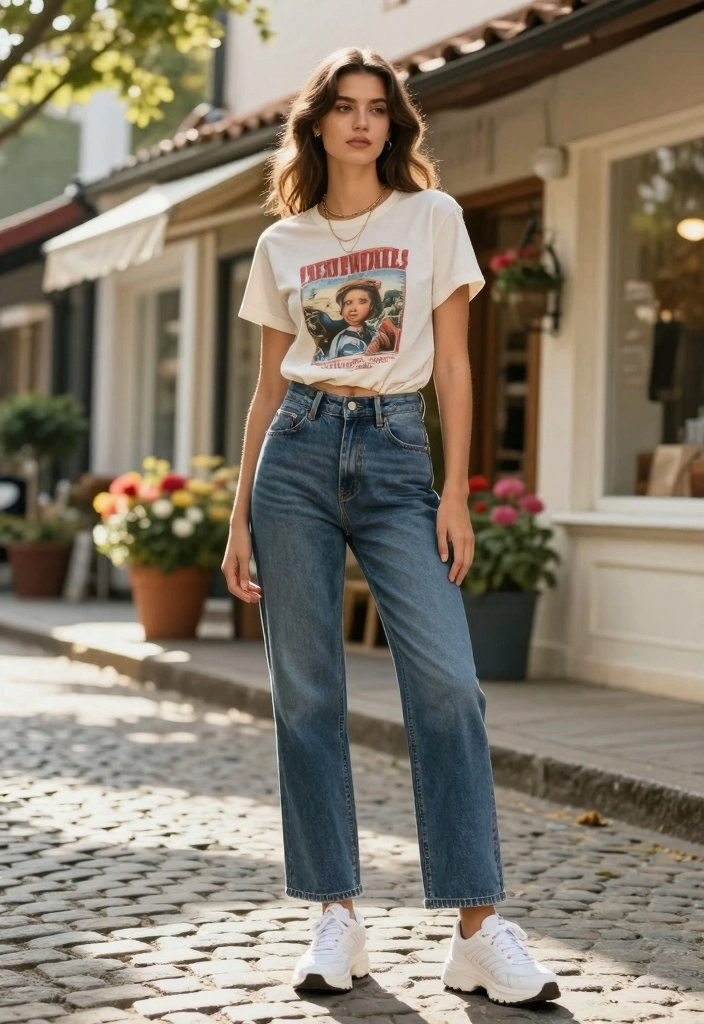 17 Women Jeans Outfit Inspo Ideas You Will Love - 1. Vintage Vibes with a Twist 1