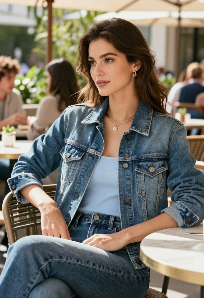 17 Women Jeans Outfit Inspo Ideas You Will Love - 4. Denim on Denim: The Double Trouble 1